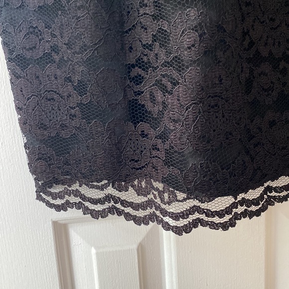 Vintage 90s Scallop Lace Dress - Picture 7 of 11